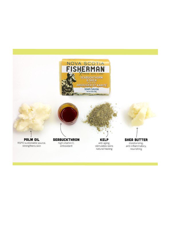 BODY WASH BAR #Seabuckthorn&Shea [NS-SO-A4]｜NOVA SCOTIA FISHERMAN