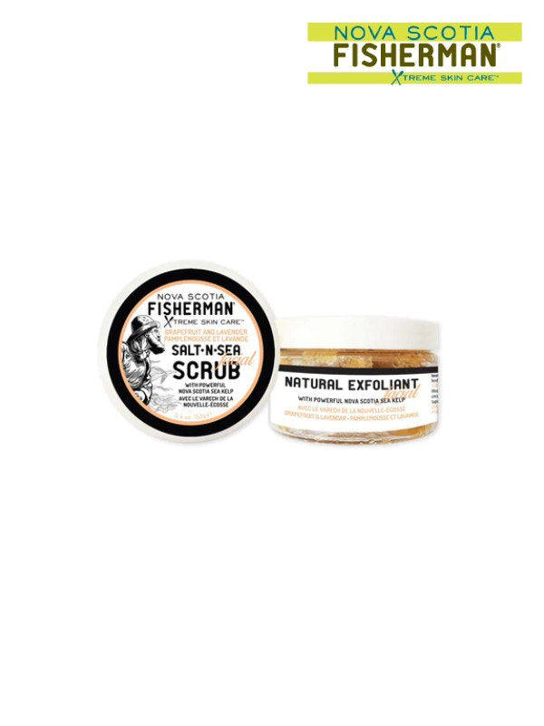 SALT-N-SEA FACIAL SCRUB #Grapefruit&Lavender [NS-BC-J-1]｜NOVA SCOTIA FISHERMAN