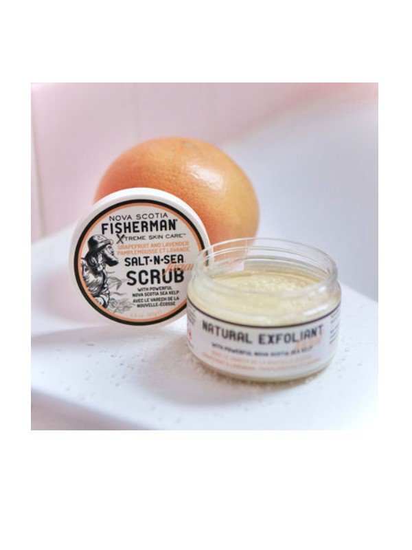 SALT-N-SEA FACIAL SCRUB #Grapefruit&Lavender [NS-BC-J-1]｜NOVA SCOTIA FISHERMAN