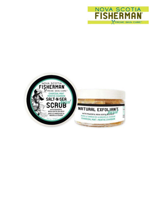 SALT-N-SEA FACIAL SCRUB #Charcoal Mint [NS-BC-J-2]｜NOVA SCOTIA FISHERMAN