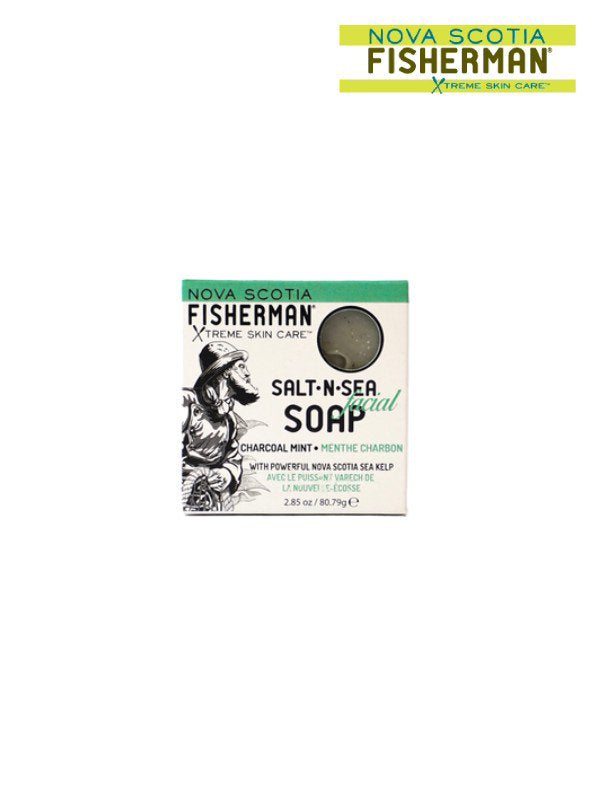 SALT-N-SEA FACIAL SOAP #Charcoal Mint [NS-SO-B9]｜NOVA SCOTIA FISHERMAN