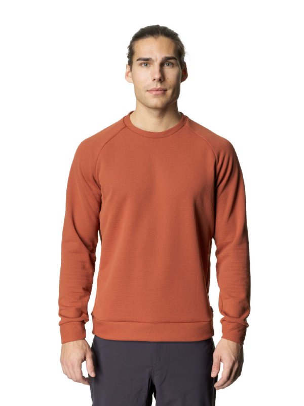 Men's Mono Air Crew #Mahogany Red [221034]｜HOUDINI