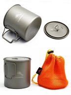 Light Titanium Pot 650ml [POT-650-L]｜TOAKS