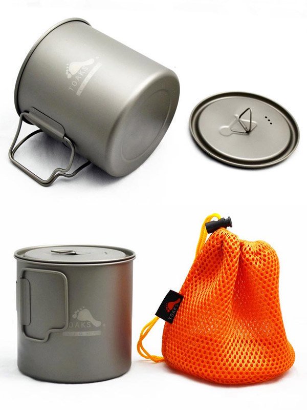 Light Titanium Pot 650ml [POT-650-L]｜TOAKS