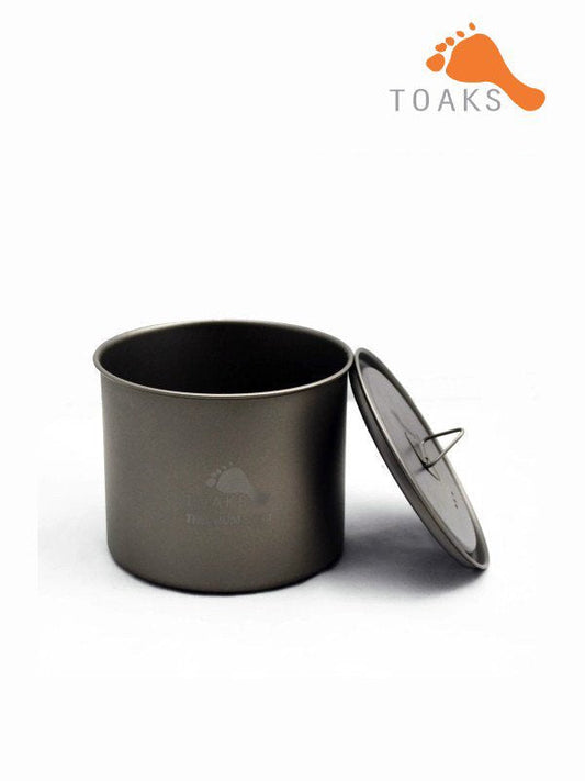 Light Titanium 550ml Pot Without Handle [POT-550-NH] | TOAKS