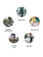 Waterproof All Weather Mid Length Sock #Grey/Grey Marl [11100061-0000]｜SEALSKINZ【Outlet_30】