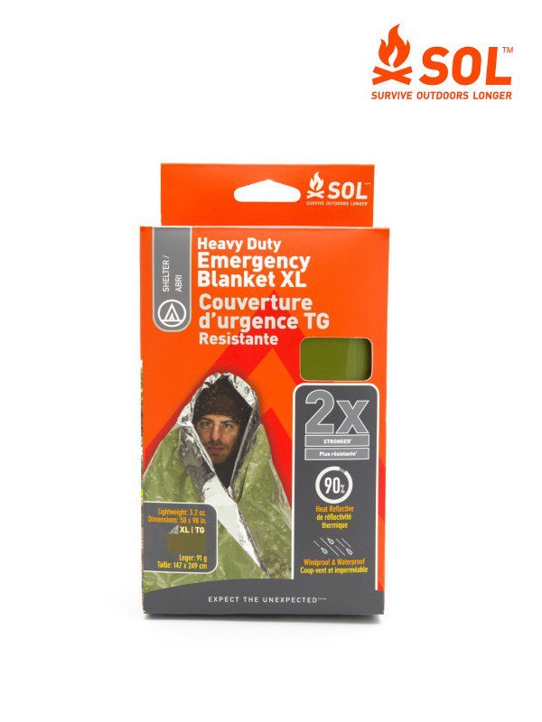 ヘビーデューティ エマージェンシーブランケット [12518]｜SOL