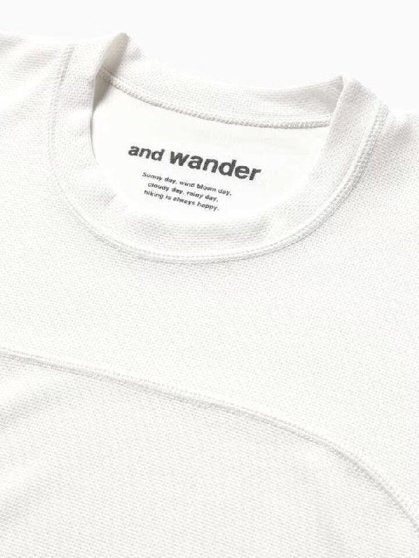 Women's power dry jersey LS T #Off White [5743164007] ｜andwander