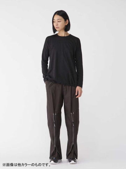 Women's power dry jersey LS T #Off White [5743164007] ｜andwander