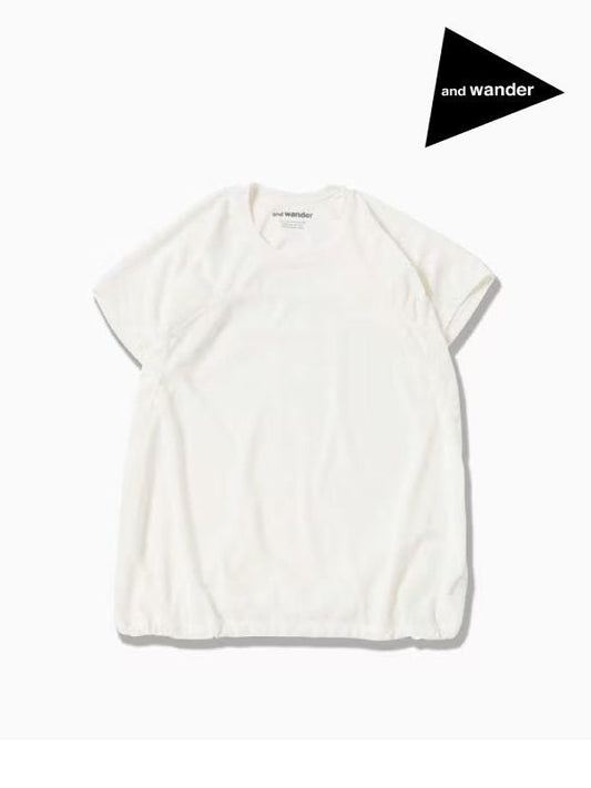 Women's power dry jersey SS T #Off White [5743164008] ｜andwander