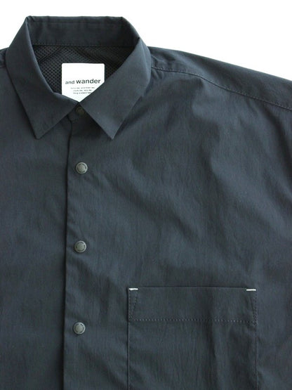 UV cut stretch SS shirt #Navy [5743183065] ｜andwander