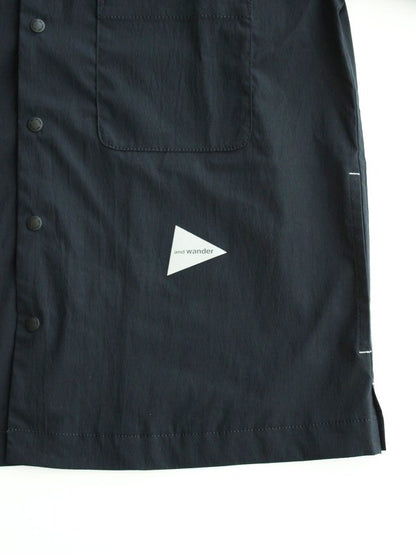 UV cut stretch SS shirt #Navy [5743183065] ｜andwander