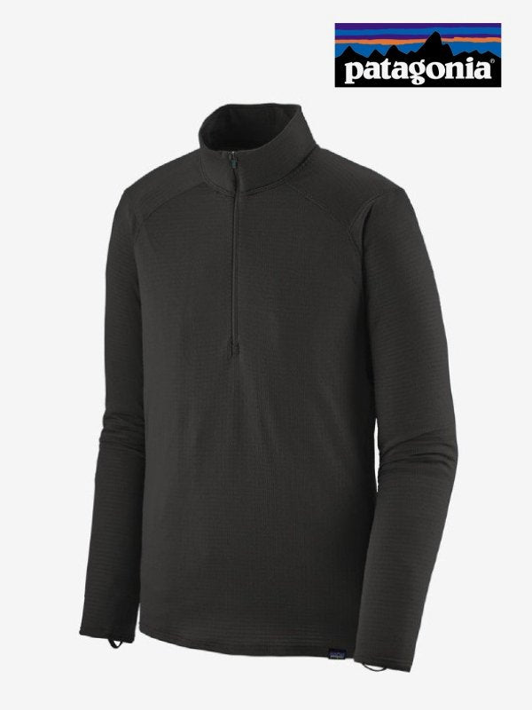 Men's Capilene Thermal Weight Zip Neck #BLK [43657] ｜patagonia