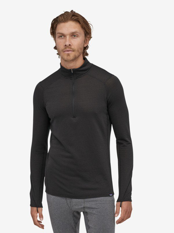 Men's Capilene Thermal Weight Zip Neck #BLK [43657] _ メンズ