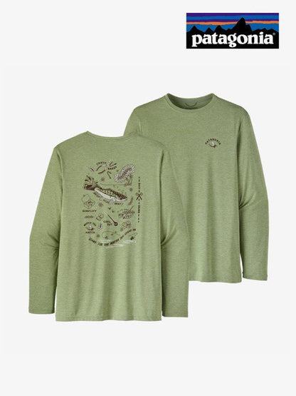 Men's Long-Sleeved Capilene Cool Daily Fish Graphic Shirt #ASGX [52147] | Patagonia