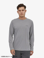 Men's Long-Sleeved Capilene Cool Daily Fish Graphic Shirt #ASGX [52147] ｜patagonia