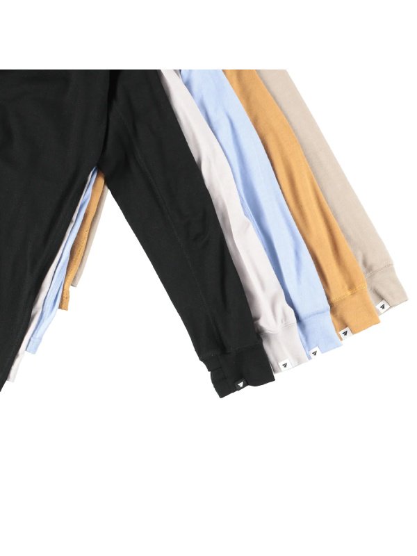 MERILO LONG SLEEVE T-SHIRT #Sax [PS231022]｜PAPERSKY WEAR