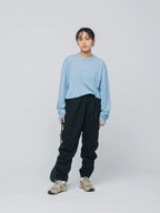 MERILO LONG SLEEVE T-SHIRT #Sax [PS231022]｜PAPERSKY WEAR