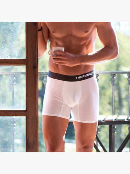 Bamboo Boxer Briefs S #White [P-BWS]｜The Perfect Underwear