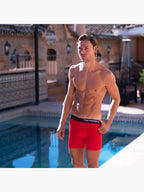 Bamboo Boxer Briefs S #Red [P-BRS]｜The Perfect Underwear