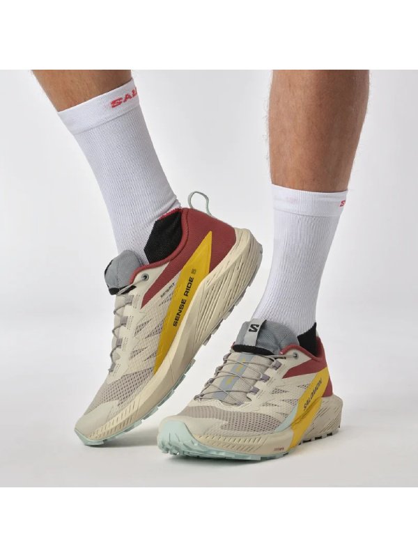 SENSE RIDE 5 #Rainy Day/Hot Sauce/Freesia [L47211800]｜SALOMON