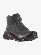 Women's CROSS HIKE MID GORE-TEX 2 #Black/Chocolate Plum/Black [L41731000]｜SALOMON