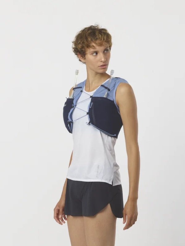 Women's ADV SKIN 5 WITH FLASKS #English Manor/Black Iris [LC2011900]｜SALOMON