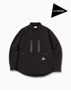 Women's tech LS shirt #black [5743153044] ｜andwander