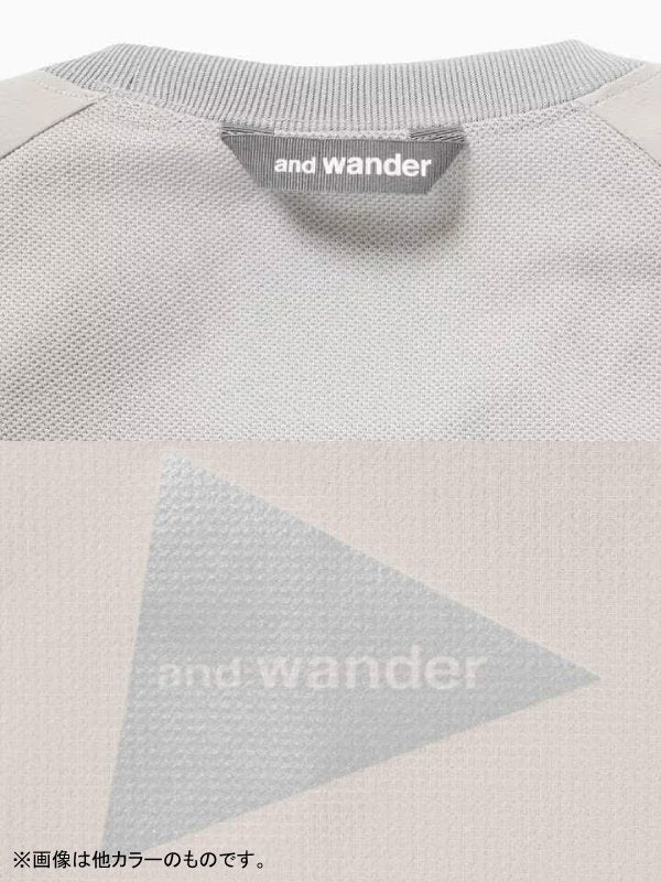 hybrid base layer LS shirt #khaki [5743164072] ｜andwander