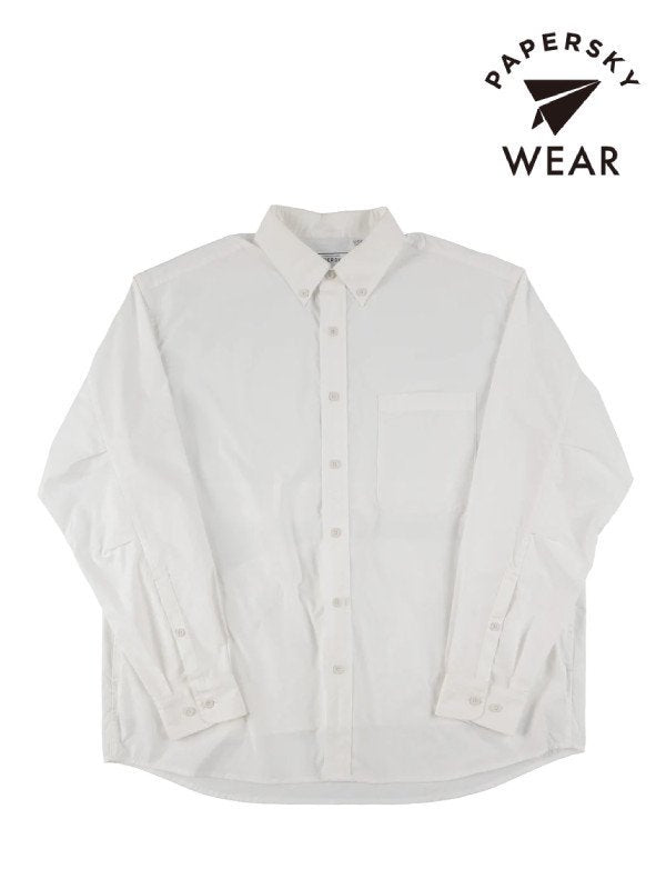 HIKE&BIKE CAVE SHIRTS #White [PS231005]｜PAPERSKY WEAR