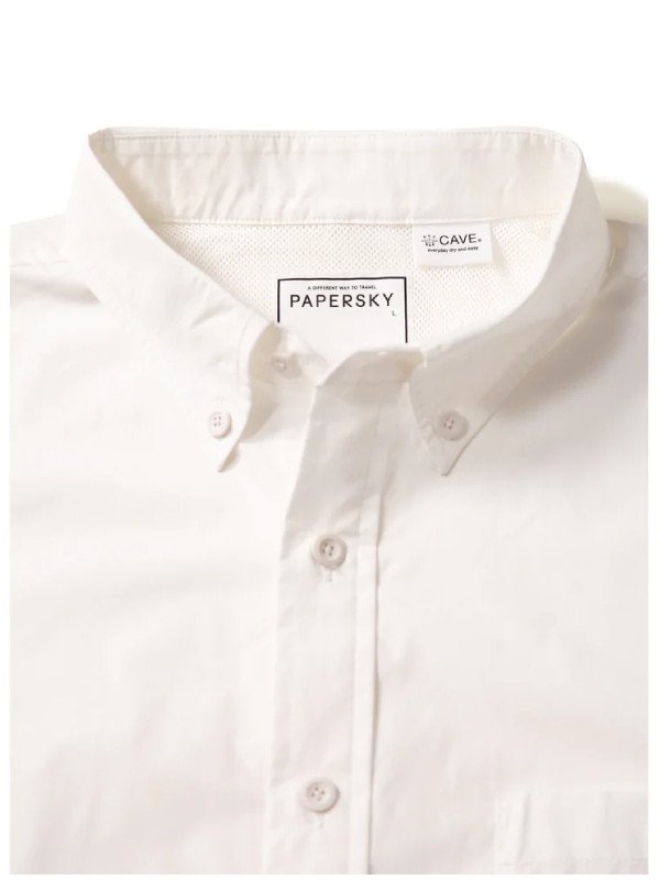 HIKE&BIKE CAVE SHIRTS #White [PS231005]｜PAPERSKY WEAR