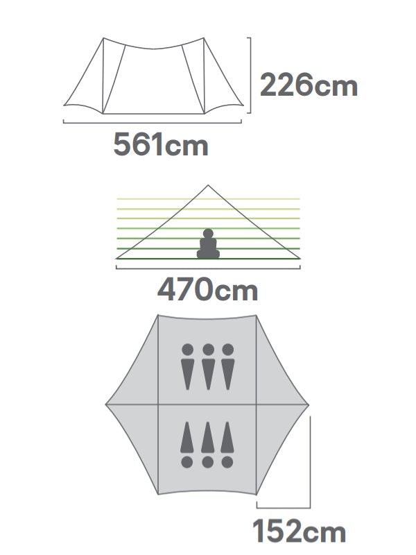ヘキサライト EVO 6P [NM-HEXEV-6P]｜NEMO【Outlet_60】