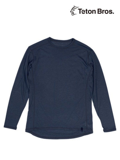 Axio Lite L/S (Men) #Navy [TB231-25M] ｜Teton Bros.