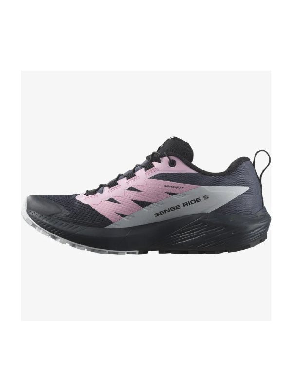 Women's SENSE RIDE 5 #India Ink/Lilac Sachet/Arctic Ice [L47147000]｜SALOMON