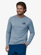 Men's Long Sleeved Capilene Cool Daily Graphic Shirt Lands #LFBX [45160] ｜patagonia