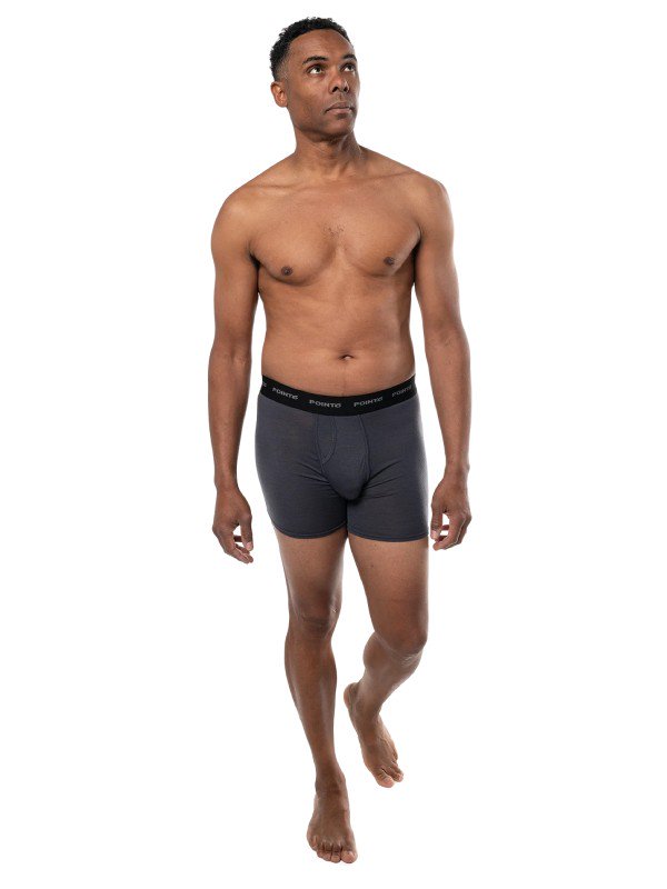 Men's BOXER BRIEF #Charcoal Gray [81-9001-218]｜POINT6