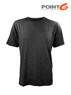 Men's ALPINE TEE-SHIRT #Charcoal Melange [81-6000-218]｜POINT6