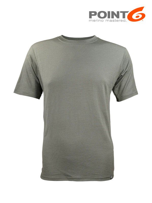 Men's ALPINE TEE-SHIRT #Dusty Olive [81-6000-401]｜POINT6