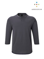 ハチジュウハチヤ 七分袖 #K32紺鼠 [041027]｜AXESQUIN