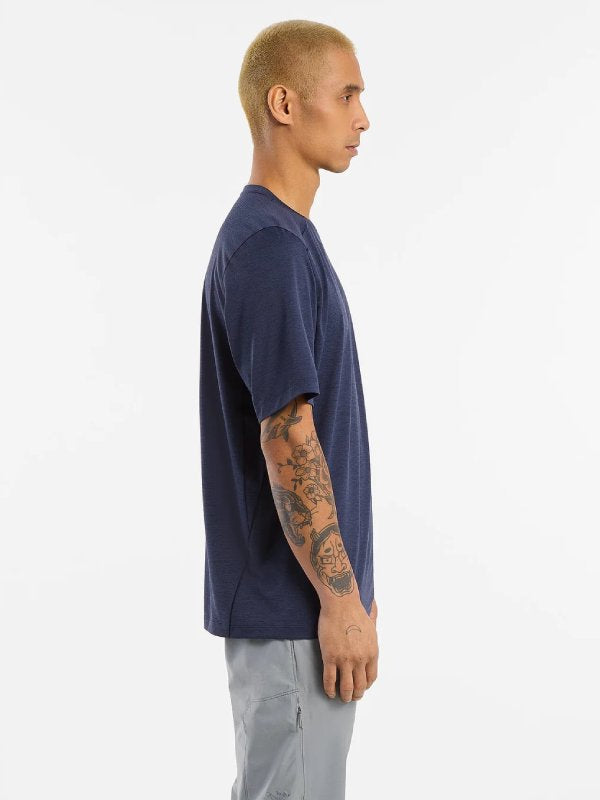 Cormac Crew SS #Black Sapphire Heather [30553][L08464600]｜ARC'TERYX