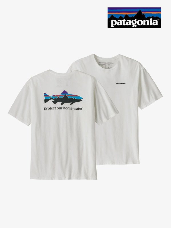 Men's Home Water Trout Organic T-Shirt #WHI [37547] | Patagonia