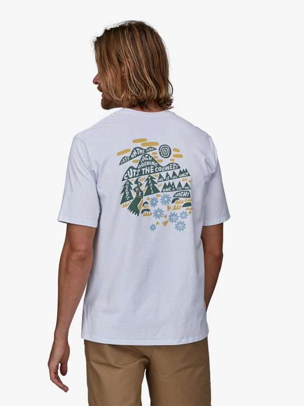 Men's Across the Trail Responsibili-Tee #WHI [37677] ｜patagonia