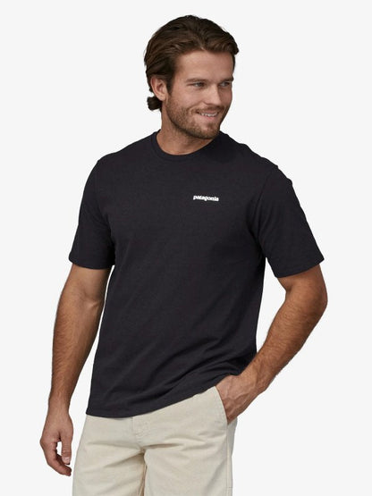 Men's P-6 Logo Responsibili-Tee #BLK [38504] | Patagonia