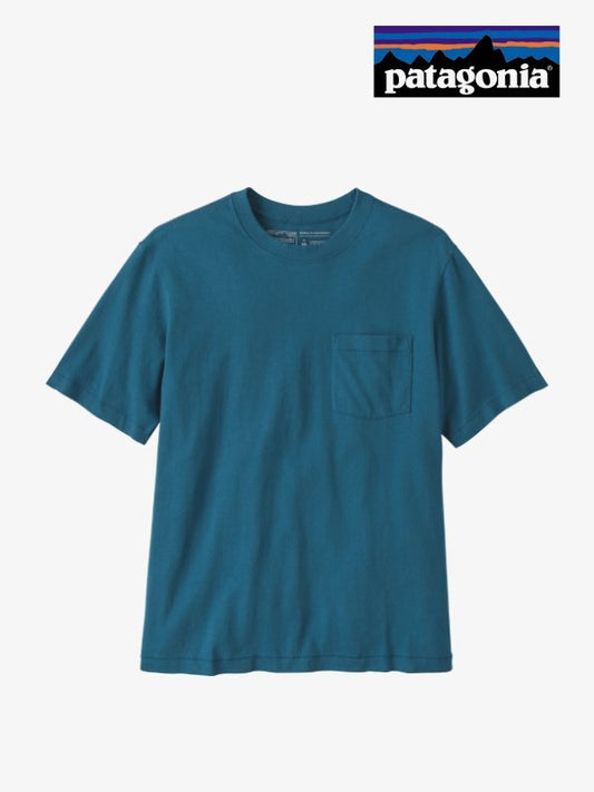 Men's Cotton in Conversion Midweight Pocket Tee #WAVB [52010] ｜patagonia