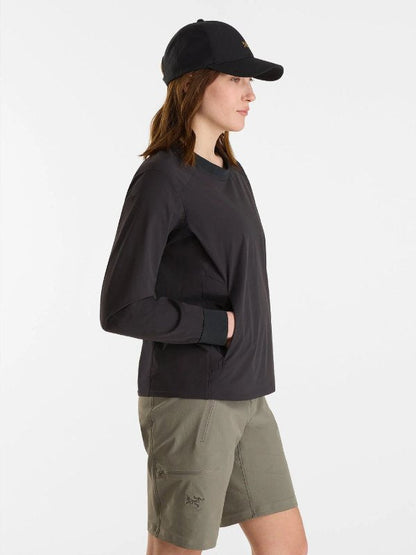 Women's Gamma Light Weight Crew #Black [L08485600] | ARC'TERYX