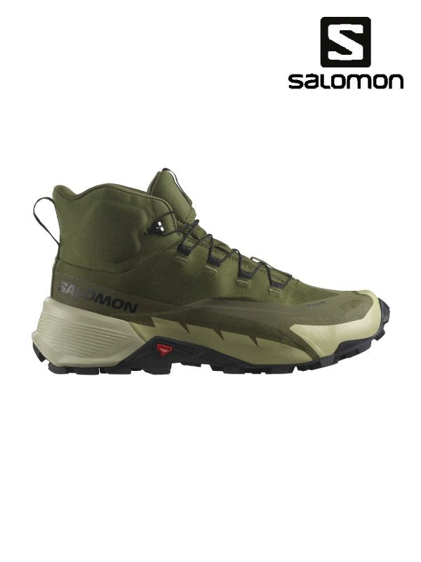 SALOMON｜サロモン CROSS HIKE MID GORE-TEX 2 #Olive Night/Moss Gray/Black  [L47146500] – moderate