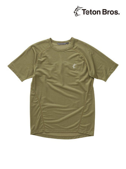 ELV1000 S/S Tee (Men) #Avocado [TB231-46M] ｜Teton Bros.