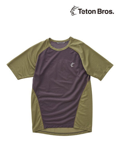 ELV1000 S/S Tee (Men) #Gunmetal/Avocado [TB231-46M] ｜Teton Bros.