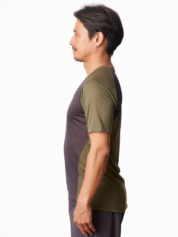 ELV1000 S/S Tee (Men) #Gunmetal/Avocado [TB231-46M] ｜Teton Bros.