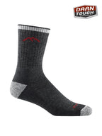 Men's Hiker Micro Crew Midweight with Cushion #Black [1944146600100]｜DARN TOUGH